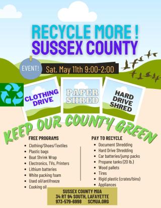 Recycle More Sussex County - flyer