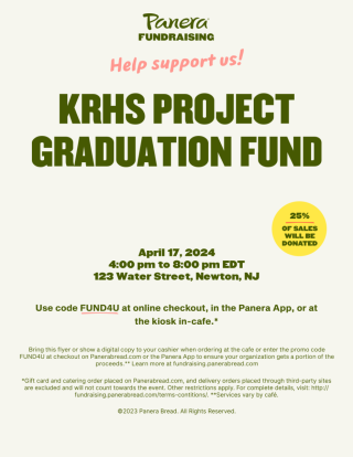 KRHS Prject Graduation Fund - Flyer